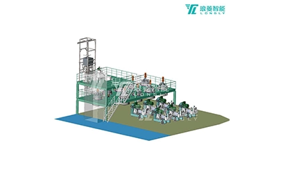 Ligne de production automatique de matériel d'anode de batterie